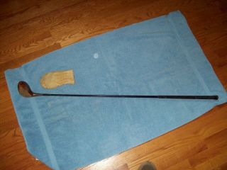 VINTAGE SET OF CLUBS WITH CANVAS STOVE PIPE BAG 5