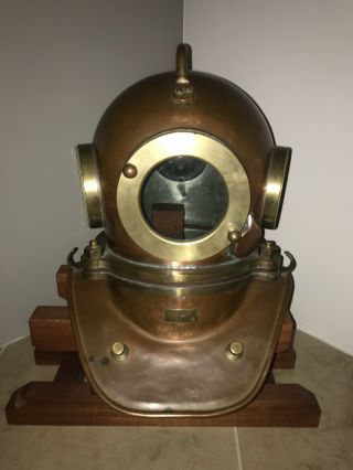 Soviet 3 Bolt Diving Helmet