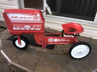 Vintage MURRAY Pedal Tractor Chain Drive TRANSMISSION With Metal Seat.  PEDAL CAR 2