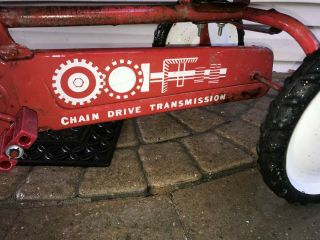 Vintage MURRAY Pedal Tractor Chain Drive TRANSMISSION With Metal Seat.  PEDAL CAR 3