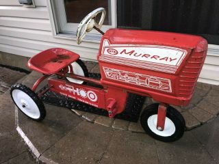 Vintage MURRAY Pedal Tractor Chain Drive TRANSMISSION With Metal Seat.  PEDAL CAR 4