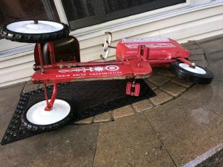 Vintage MURRAY Pedal Tractor Chain Drive TRANSMISSION With Metal Seat.  PEDAL CAR 8