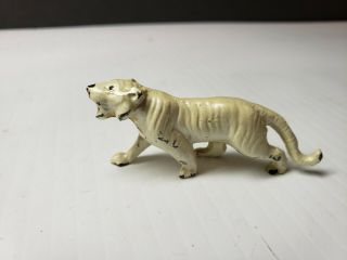 Vintage Cast Metal Toy Wild Animal Tiger Figurine