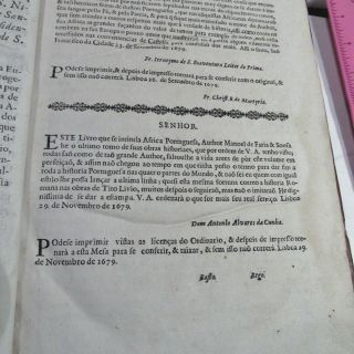 AFRICA PORTUGUESA/1681.  RARE 1st Ed/FINE LEATHER FOLIO 12 