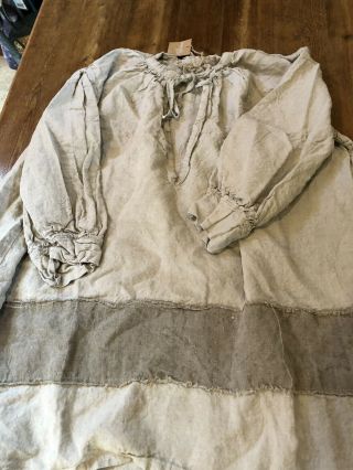 Magnolia Pearl - Vintage - The Bohemian Linen Tunic Dress Boho