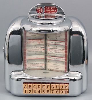 Vintage 1960s,  SEEBURG 100 Wall - O - Matic Wireless Wallbox Jukebox Model 3W1,  NR 2