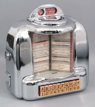 Vintage 1960s,  SEEBURG 100 Wall - O - Matic Wireless Wallbox Jukebox Model 3W1,  NR 9