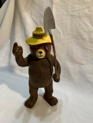 Vintage Smokey The Bear Prevent Forest Fires R.  Dakin Figure With Shovel