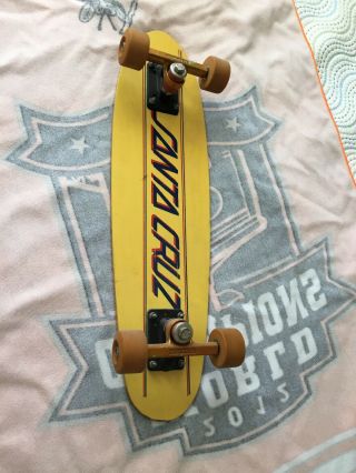 1970’s Santa Cruz Fiberglass Skateboard 