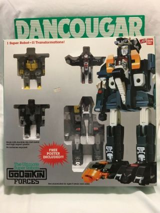 Vintage 1985 Bandai Godaikin Dancougar Robot