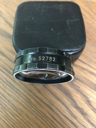 Vintage Nikon 20 DPTR Diopter 20D Lens With Case No.  52782 Ophthamology Optical 3