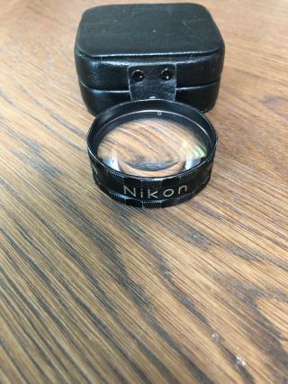 Vintage Nikon 20 DPTR Diopter 20D Lens With Case No.  52782 Ophthamology Optical 5