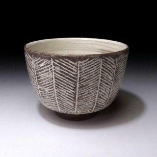 EO12: Japanese pottery tea bowl by Famous potter,  Moritoshi Tokuzawa,  Mouse 3