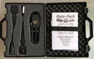 Ross Tech Hex Can Usb Pro Kit.  Extremely Rare In Fitted Case Unlimited Vin