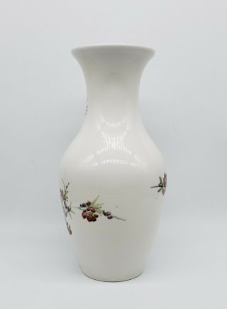 VINTAGE CHINESE HANDPAINTED PORCELAIN VASE WITH BIRDS IN TREE ZHONGHUA CERAMICS 4