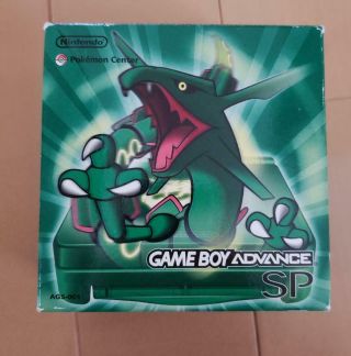 Gameboy Advance Sp Rayquaza Pokemon Center Console Japan Rare