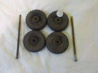Vintage Tonka Ford Pickup Truck Set Of 4 Tires 2 Axles