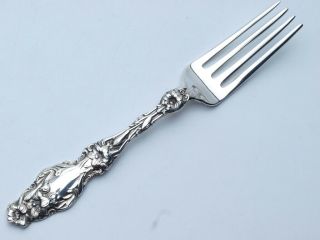 Lily By Whiting Div.  Of Gorham Dinner Fork 7 5/8 ",  Sterling Silver
