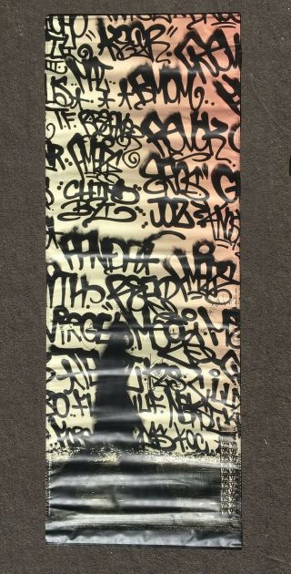 Barry Mcgee Art In The Streets Moca Banner Rare Graffiti Banksy Kaws Supreme