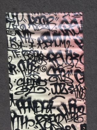 BARRY MCGEE Art In The Streets MOCA Banner RARE GRAFFITI BANKSY KAWS SUPREME 5