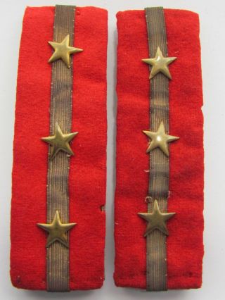 Ww2 Imperial Japanese Army Sergeant Major Uniform Epaulette Shoulder Board Medal