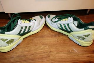 RARE VINTAGE 2006 ADIDAS ZX8000 TRAINERS,  GREEN UK 9.  5 EU 44,  VERY GOOD COND 8