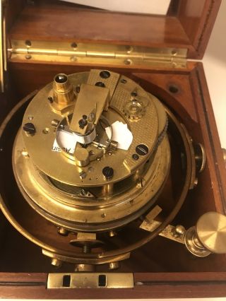 L.  J.  HARRI (Thomas Mercer) 2 Days Marine Chronometer C.  1925 6