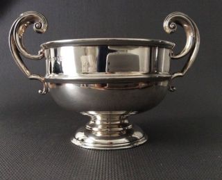 Antique Sterling Silver Birks Pedestal Dish / Trophy Bowl / Hallmarked / 132g