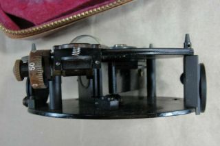 RARE VTG ILON INDUSTRIES MARK III NAUTICAL MARINE MINIATURE SEXTANT W/CASE USA 8