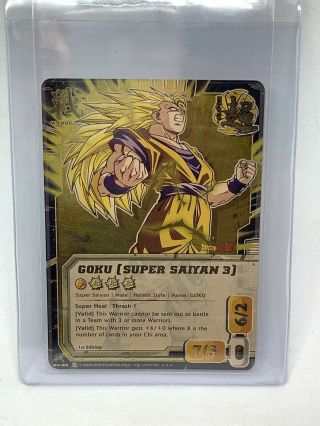 Dbz Ccg Bandai Rare 1st Edition Dragon Ball Z Ultra Rare Gold Foil