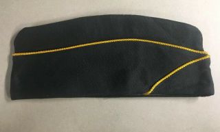 Ww2 Officers Overseas Cavalry Yellow Garrison Hat Size 7 3/8 Unissued