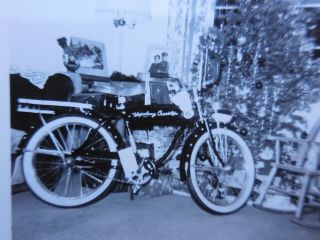 1950 ' S HOPALONG CASSIDY BICYCLE UNDER TREE HAPPY KID - 6 PHOTOS 3