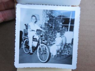 1950 ' S HOPALONG CASSIDY BICYCLE UNDER TREE HAPPY KID - 6 PHOTOS 4