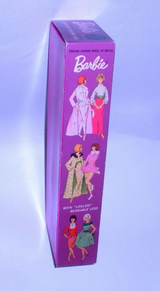 Vintage 1965 Ash Blonde American Girl Barbie Box,  Stand 1070 Japan 3