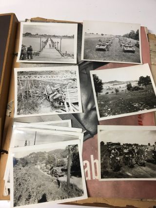 Vintage WW2 Military Scrapbook Photos Postcards,  & Paper Memorabilia 2