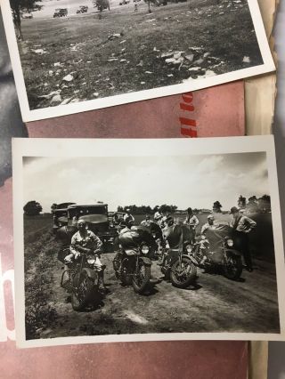 Vintage WW2 Military Scrapbook Photos Postcards,  & Paper Memorabilia 3