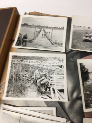 Vintage WW2 Military Scrapbook Photos Postcards,  & Paper Memorabilia 5