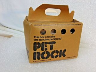 1975 Vintage Pet Rock House Broken $9.  95 No Rsv