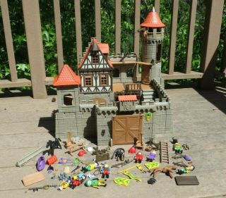 Vintage Playmobil 3666 Kings Large Castle Mostly Complete,