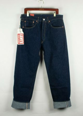 Lvc Levis Vintage Clothing 1955 501xx Selvedge Denim Jeans 34x32 Big E