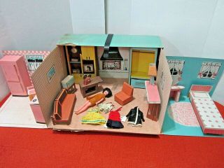 Vintage Rare 1963 Ideal Doll Dream House For Mitzi Or Tammy 1960 