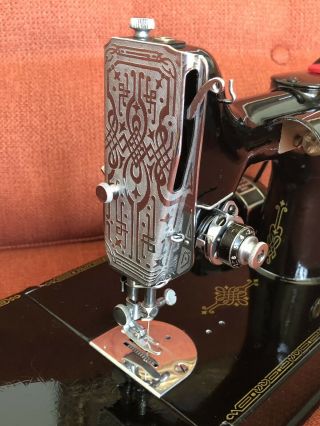 RARE Singer Featherweight 221 Sewing Machine 1949 Serviced Read 5