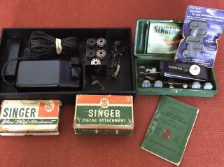 RARE Singer Featherweight 221 Sewing Machine 1949 Serviced Read 8