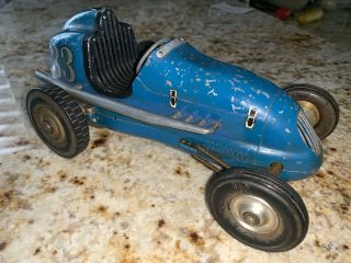 Vintage OHLSSON & RICE Inc.  Tether Car w/Motor in Blue 33 - all Midget 11