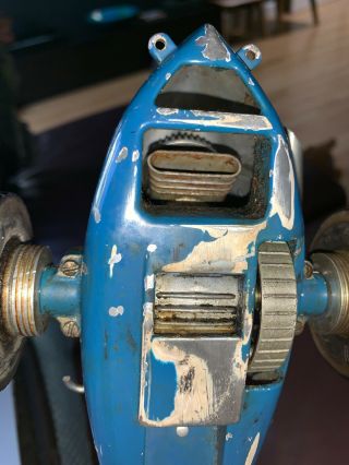 Vintage OHLSSON & RICE Inc.  Tether Car w/Motor in Blue 33 - all Midget 12
