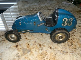 Vintage OHLSSON & RICE Inc.  Tether Car w/Motor in Blue 33 - all Midget 3