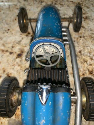 Vintage OHLSSON & RICE Inc.  Tether Car w/Motor in Blue 33 - all Midget 5