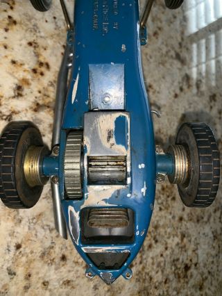 Vintage OHLSSON & RICE Inc.  Tether Car w/Motor in Blue 33 - all Midget 6