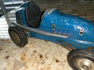 Vintage OHLSSON & RICE Inc.  Tether Car w/Motor in Blue 33 - all Midget 9