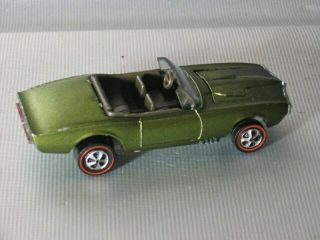 vintage 1968 HOT WHEELS REDLINE CUSTOM PONTIAC FIREBIRD USA OLIVE 3